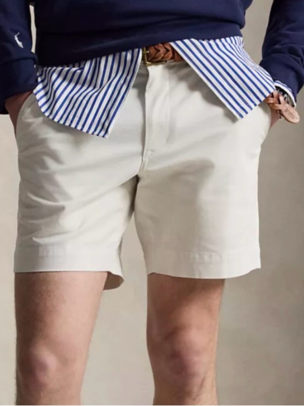36 x 9” Polo Ralph Lauren Chino shorts.